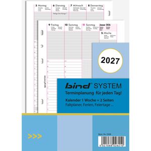 Kalendereinlagen Bind 2508, Maxi, Jahr 2027