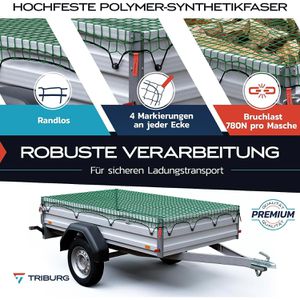 Produktbild für Anhängernetz TRIBURG grobmaschig