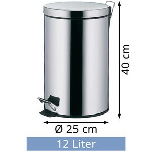 Produktbild für Mülleimer Kela Nila, 10925, silber