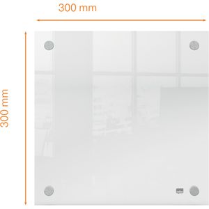 Produktbild für Whiteboard Nobo 1915619, 30 x 30 cm