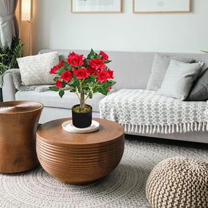 Produktbild für Kunstpflanze Decovego Rosenbusch