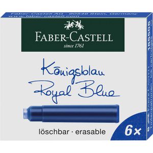 Füllerpatronen Faber-Castell 185506, königsblau