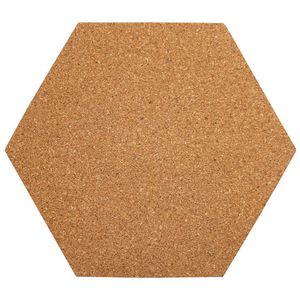 Produktbild für Pinnwand ALLboards sechseckig, Wabenform, braun