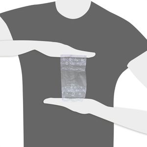 Produktbild für Geschenktüte Folia 284, Spitzendruck, transparent