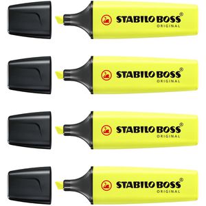 Textmarker Stabilo Boss Original, 4 Stück