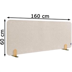 Produktbild für Tischtrennwand Legamaster 7-209835, beige