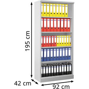 Produktbild für Aktenregal G-Office FLC/O.19/N, aus Metall