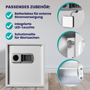 Produktbild für Tresor Deuba 100858, hellgrau