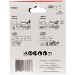Produktbild für Multifunktionswerkzeug-Zubehör Makita Fußboden-Set, B-67505