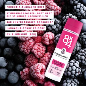 Produktbild für Deodorant 8x4 Frozen Berry, Spray