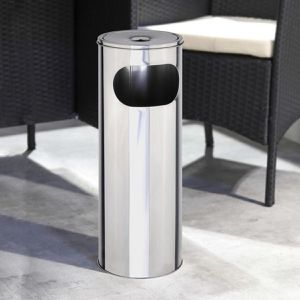 Produktbild für Aschenbecher Böttcher-AG silber, für Outdoor