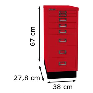 Produktbild für Schubladenschrank Bisley MultiDrawer, aus Metall