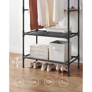 Produktbild für Garderobenständer Songmics RDR001B02, schwarz