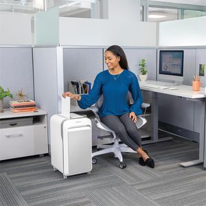Produktbild für Aktenvernichter Fellowes 5050501 Powershred LX221, mit Rollen