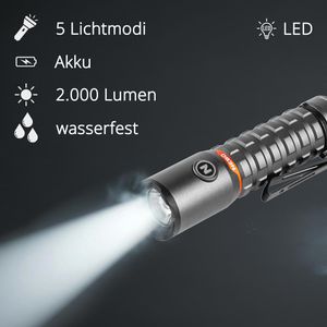 Produktbild für Taschenlampe Nebo Torchy 2K, LED, aufladbar