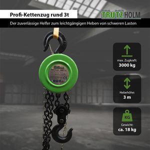 Produktbild für Kettenzug Trutzholm 41495, Flaschenzug