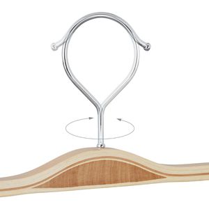 Produktbild für Hosenbügel Relaxdays 10024654126, aus Holz