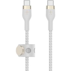 Ladekabel Belkin BoostCharge Pro Flex, weiß, 1m