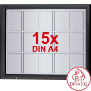 Produktbild für Schaukasten Showdown-Displays schwarz, B1, außen