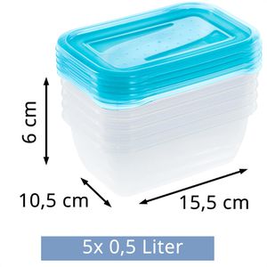 Produktbild für Frischhaltedose Keeeper fredo fresh blau, aus Kunststoff