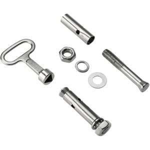 Produktbild für Aschenbecher Böttcher-AG Darwin, silber, Outdoor, mit Dach