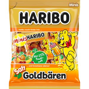 Fruchtgummis Haribo Saft Goldbären Minis