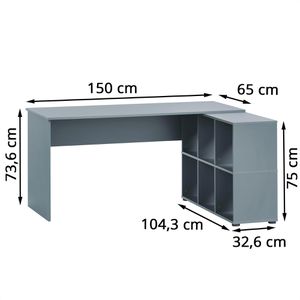 Produktbild für Schreibtisch Möbelpartner Serie 500, fjord