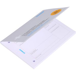 Produktbild für Meldeblock Söhngen DIN A6, für Betriebe, DSGVO konform