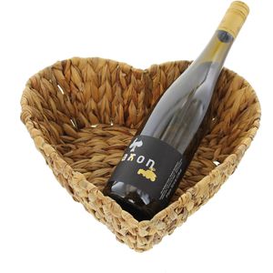 Produktbild für Obstschale Frank-Flechtwaren Herz, Wasserhyazinthe