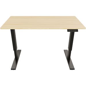 Produktbild für Schreibtisch Bisley E-StarterTech, ahorn / schwarz
