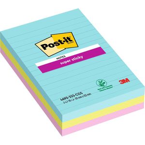 Haftnotizen Post-it Super Sticky Cosmic, bunt