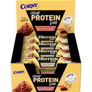 Corny Proteinriegel Protein bar, Peanut Caramel Crunch, je 45g, 12 Riegel