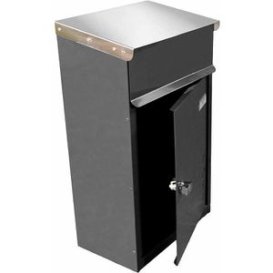 Produktbild für Briefkasten SafePost ScanPro 854 Tiamat, anthrazit, aus Stahl