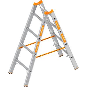 Stehleiter Layher Topic 1039, beidseitig begehbar