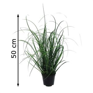 Produktbild für Kunstpflanze Creativ-green Grasbusch