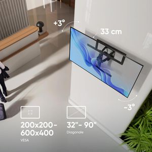Produktbild für TV-Wandhalterung Onkron SM6-B, bis 50 kg