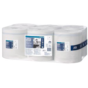 Produktbild für Putztuchrolle Tork Reflex, 473242, M4, Recyclingpapier, weiß