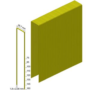 Produktbild für Tackerklammern Prebena WP100CRFHA-ETA, 100mm