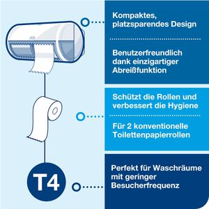 Produktbild für Toilettenpapier Tork Premium, 110406, T4