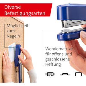 Produktbild für Heftgerät Novus B3, 020-1266, inkl. 200 Heftklammern