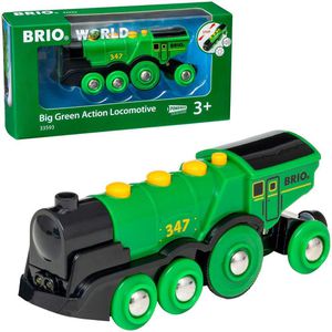 Spielzeugeisenbahn BRIO 33593 Grüner Gustav Lok