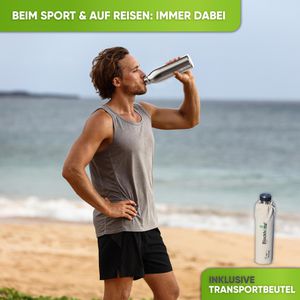 Produktbild für Thermosflasche Blockhütte Premium Sport BH0014