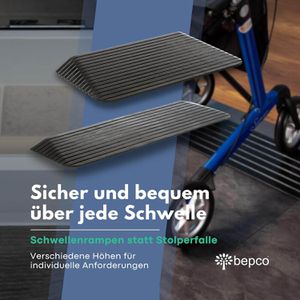 Produktbild für Bordsteinrampe bepco RB103246103, aus Gummi