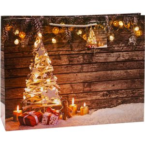 Produktbild für Geschenktüte TSI 82935 Weihnachten Shopper quer