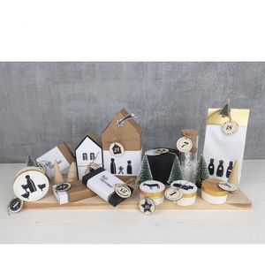 Produktbild für Geschenkbox Rayher Faltschachtel Haus, braun