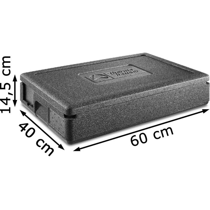 Boîte Isotherme Thermohauser EPP GN 1/1 Gastrostar 30L Noir - Avec Couvercle Et Cartes