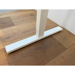 Produktbild für Schreibtisch Möbelpartner Torge 702075, weiß / weiß