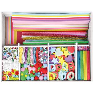Produktbild für Bastelset Lena 42664 Bastelkoffer Jumbo, pink