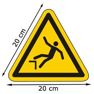 Produktbild für Hinweisschild Abtec ISO 7010 W008, Folie