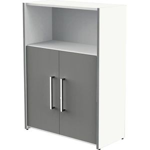 Produktbild für Kombischrank Kerkmann start up, graphit / weiß